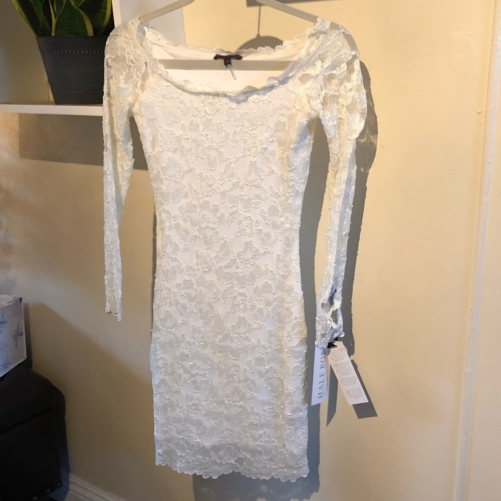 Hale Bob Ivory Lace Dress - NWT